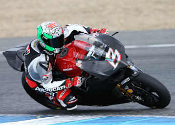 Matteo Baiocco kennt die Ducati Panigale als ehemaliger offizieller Testfahrer in und auswendig 