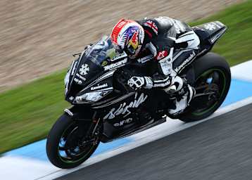 Jonathan Rea bei seinem Kawasaki-Debüt in Jerez 2014