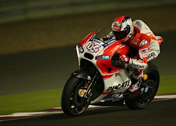 Ducati-Pilot Andrea Dovizioso legte die Tagesbestzeit vor