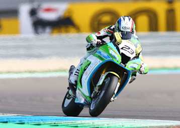 Chris Ponsson auf der Grillini Kawasaki in Assen