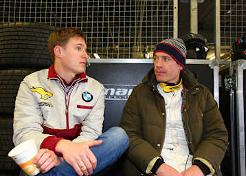 Neu im BMW Fahreraufgebot, Richard Westbrook (re.) neben Nicky Catsburg (li.)