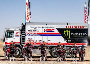Das Honda-Werksteam glaubt an seine drei Dakar-Stars