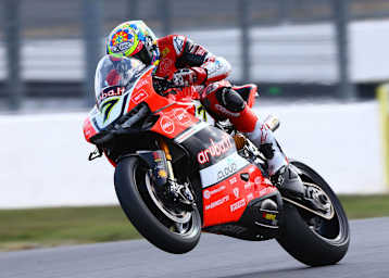 Chaz Davies hatte Glück bei der Reifenlotterie