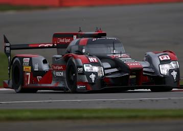 Aktuell in Führung: Der Audi R18 von Marcel Fässler, André Lotterer und Benoît Tréluyer