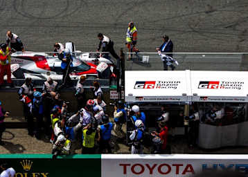 Der Toyota TS050 Hybrid von Anthony Davidson, Sébastien Buemi und Kazuki Nakajima