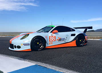 Der neue 911 RSR von Gulf Racing