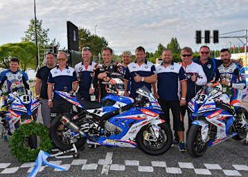 Das Team Penz13.com BMW Motorrad Motorsport in Imatra