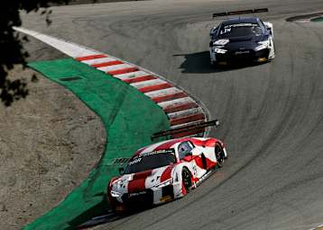 Gewann die 8 Stunden von Laguna Seca: Der Audi R8 LMS von Land-Motorsport