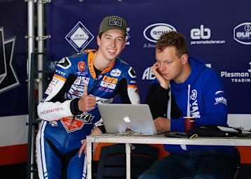 Vasco van der Valk (li.) will weiter IDM fahren