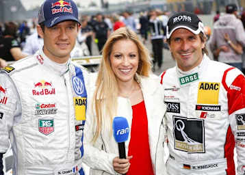 Ehepaar Ogier mit Markus Winkelhock