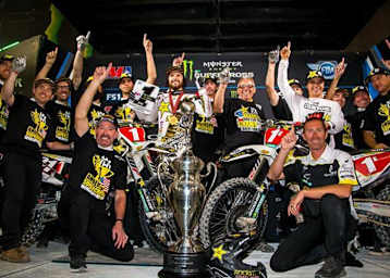 Jason Anderson holte in Las Vegas den ersten SX-WM-Titel in der 115-jährigen Firmengeschichte von Husqvarna