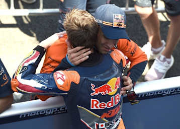Johann Zarco mit Lorenzo Fellon