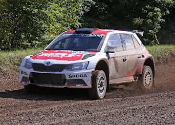 Skoda-Junior Fabian Kreim fing sich zwei Reifenschäden ein