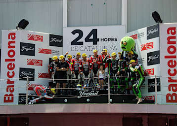 Das Team Arcuoso Junior Racing landete bei den «24h von Barcelona» auf Platz 3