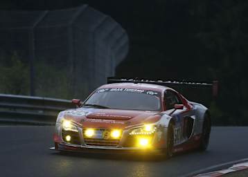 Starke Leistung: Im Audi R8 auf Rang neun bei den 24h Nürburgring