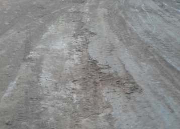 Rillen auf der Bahn wurden zugeschoben, die Strecke dadurch gefährlich