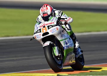 Héctor Barbera im November auf der Ducati in Valencia
