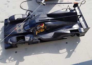 Von oben: Der Oreca 07 vom RTN in Aragón