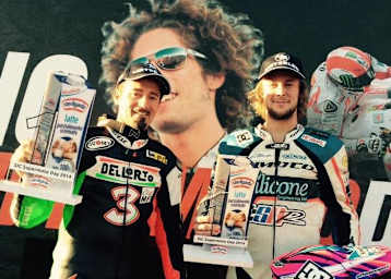 Max Biaggi und Mauno Hermunen machen 2015 gemeinsache Sache in der Supermoto-WM