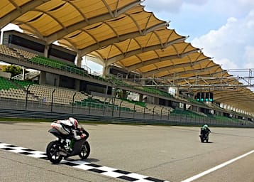 Khairuddin und Kornfeil jagten über die Strecke von Sepang