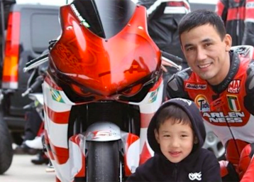 Auch Meikon Kawakamis Vater ist von Motorrädern begeistert