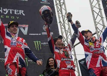 Team UK stand nach 20 Jahren wieder auf dem Podium: Dean Wilson, Tommy Searle und Max Anstie