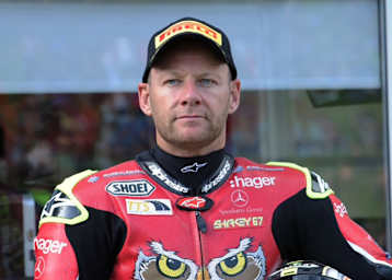 Der fünffache Britische Superbike-Meister Shane Byrne 