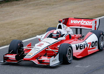 Montoya war beim Vortest schnell in seinem Element