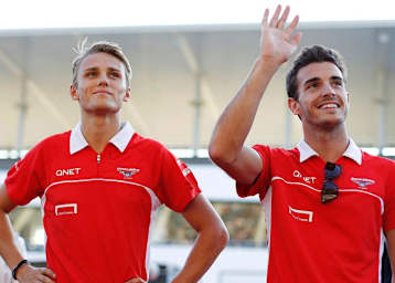 Max Chilton und Jules Bianchi
