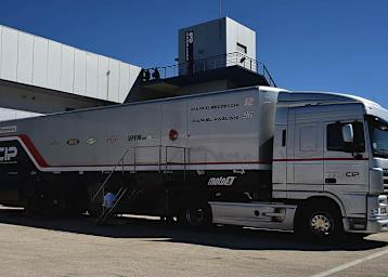 Jerez: Auf dem CIP-Truck ist noch viel Platz für neue Sponsoren frei