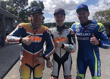 Jason Crump, Seth Crump und Josh Waters (v.l.)