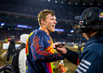 Brandon Hartranft freute sich am vergangenen Wochenende über sein zweites Podium