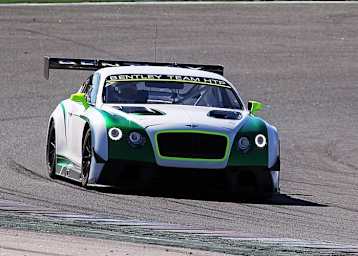 HTP-Bentley beim Test in Portimão