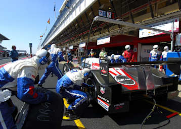Im Jahre 2008 gewann ein Peugeot 908 beim LMS-Rennen in Barcelona