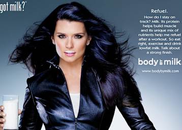 Danica Patrick: Milch mancht nur nur müde Männer munter