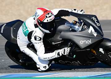 Randy de Puniet auf der MotoE-Maschine des LCR-Teams