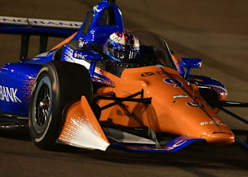 Scott Dixon testete die Schutzscheibe auch im Flutlicht