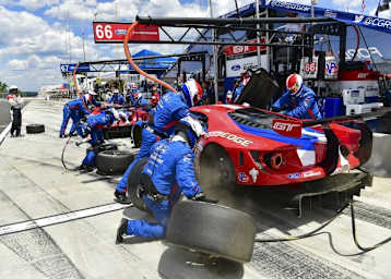 Waren in Watkins Glen kaum zu stoppen: Die beiden Ford GT