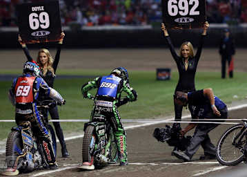 Die zwei besten Speedway-Fahrer der Welt: Jason Doyle (li) und Patryk Dudek