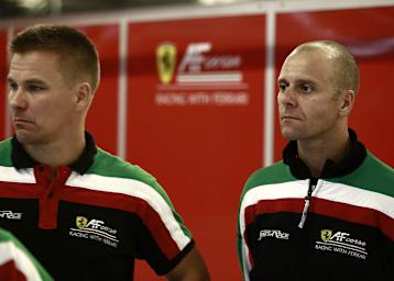 Neues Ferrari-Tandem in der #51: Vilander und Bruni (re.)