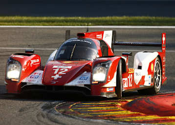 Zielankunft beim ersten Renneinsatz: Rebellion R-One