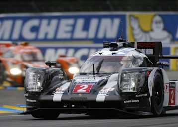 Der Porsche 919 Hybrid von Romain Dumas, Neel Jani und Marc Lieb hat bislang die Pole-Position inne