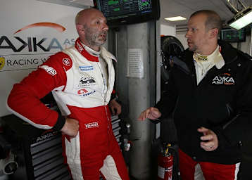 Schon 2015 in der französischen GT ein Team: Fabien Barthez (li.) und Olivier Panis 