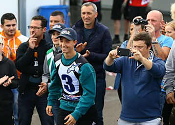 Hier erhielt Jason Dupasquier die Nachricht, dass er in den Red Bull Rookies Cup aufgenommen wird