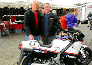 Edmund Czihak (links) und Freddie Spencer