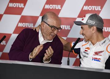 Carmelo Ezpeleta war dabei, als Jorge Lorenzo seinen Rücktritt verkündete 