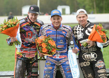 Die Top-3 von Balkbrug: Dirk Fabriek, Jannick de Jong und Matthias Kröger (v.l.)