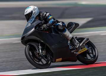 Romano Fenati testete für KTM in Barcelona
