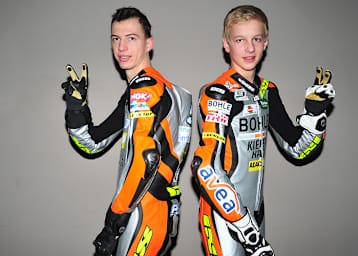 Toni Finsterbusch und Florian Alt: Die Kiefer-Teamkollegen von 2013 treffen sich 2014 wieder in der Moto2-CEV