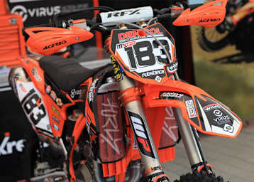 Teutschenthal war der letzte Einsatz von Steven Frossard im Team  'Wilvo Forkrent KTM'